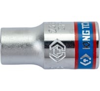Головка торцевая стандартная шестигранная 1/4", 6 мм KING TONY 233506M