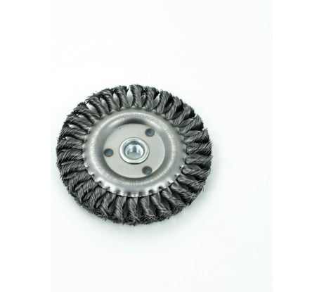 Кордщетка дисковая витая жесткая 150 мм, толщина проволоки 0.5 мм, гайка М14 для УШМ Bohrer 36501150