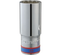 Головка торцевая глубокая двенадцатигранная 1/2", 24 мм KING TONY 423024M
