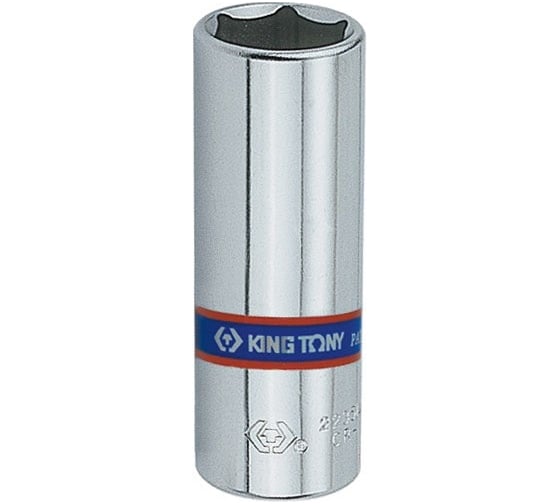 Головка торцевая глубокая шестигранная 1/4", 6 мм KING TONY 223506M 1