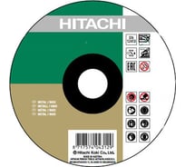 Диск отрезной по нержавеющей стали (125х1,0х22,2 мм) Hitachi HTC-782302