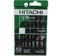 Набор сверл по дереву (3-10 мм) 8 шт. Hitachi HTC-781982