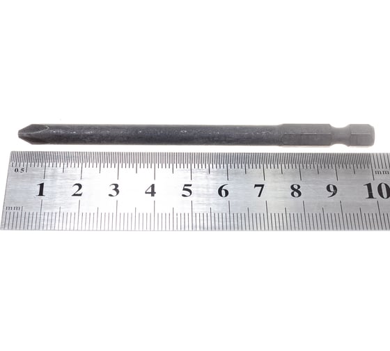 Вставка бита торцевая для шуруповерта 1/4", Phillips, PH2, L = 100 мм KING TONY 711002P
