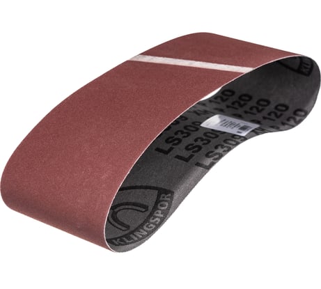 Шлиф-лента универсальная для шлифмашин (75х533 мм; Р120) KLINGSPOR 4142