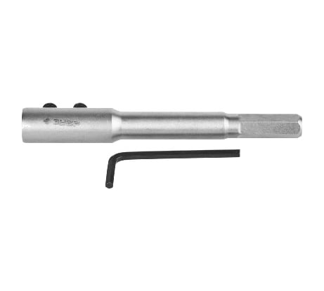 Удлинитель "МАСТЕР" (1/2"; 140 мм) для спирального сверла Левиса Зубр 2953-12-140