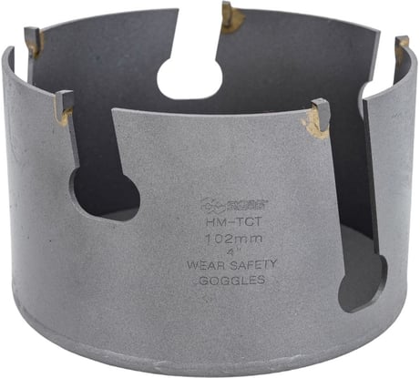 Коронка универсальная 102 мм, 5/8", ТСТ SKRAB 31602