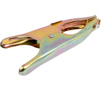 Клемма заземления KY1056 500 aмпер, губки-латунь, коса (пластина) энаргит KY1056-500A