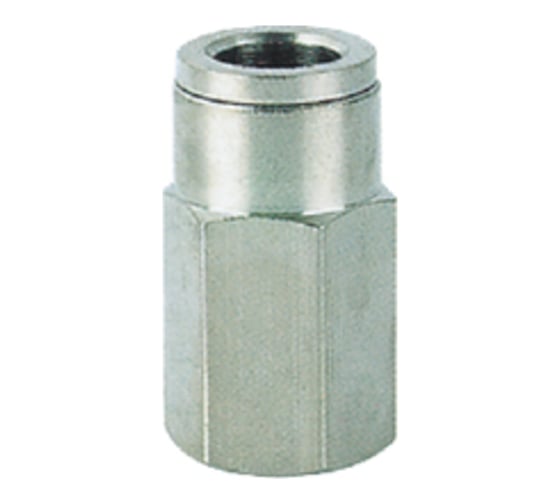 Фитинг металлический Pegas 6 мм - внутренняя резьба 1/8" Pegas pneumatic 6111