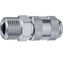 Переходник ЗУБР Профессионал 1/2"M - рапид муфта 64911-1/2