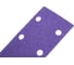 Полоски шлифовальные на пленочной основе 328 Purple Zirconia 70х420 мм, 14 отверстий, Р40, 50 шт SANDWOX 328.70.42.040.14 4