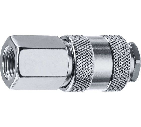 Переходник ЗУБР Профессионал 1/4"F - рапид муфта 64910-1/4 1