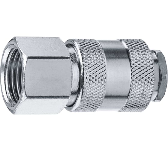 Переходник ЗУБР Профессионал 3/8"F - рапид муфта 64910-3/8