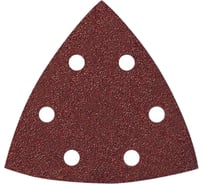 Треугольник шлифовальный на липучке для обработки древесины и металла (96 мм; Р40; 6 отверстий) KLINGSPOR 142134