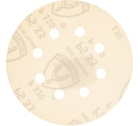 Круг шлифовальный на липучке для обработки красок, лаков и шпаклевок (125 мм; Р320; 8 отверстий) KLINGSPOR 147839