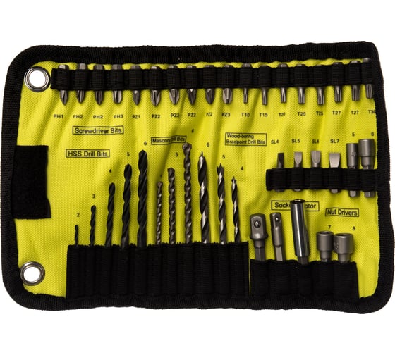 Набор сверл и бит в сумке (40 шт.) Ryobi RAK40RM 5132002264 1