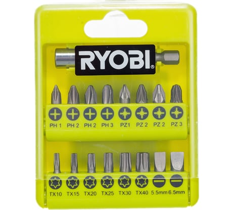 Набор бит 17 шт. Ryobi RAK17SD 5132002550