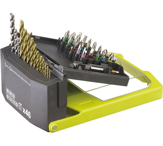 Набор бит со сверлами 46 шт. Ryobi RAK46MiXC 5132002698