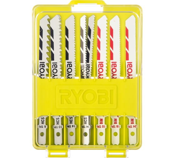 Набор пилок для лобзика 10 шт. Ryobi RAK10JSB 5132002702