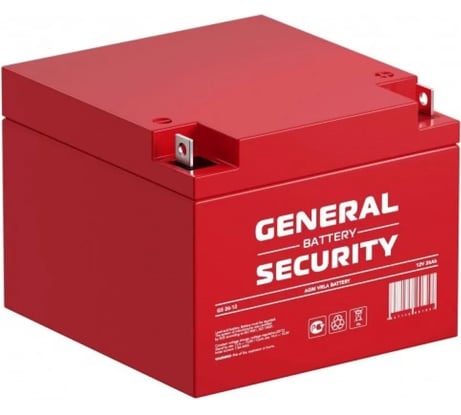 Аккумуляторная батарея General Security GS26-12 12В, 26 Ач УТ-00000510