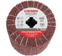 Щетка абразивная 110 мм, Р60 Crown CAQ-F11060
