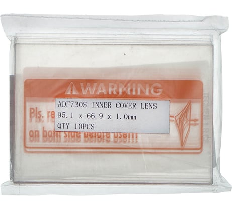 Внешнее защитное стекло 95.1x66.9х1 мм, 10 шт для ADF730S TECMEN 100575345