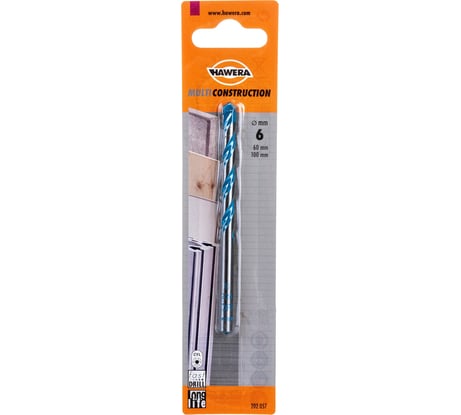 Сверло универсальное Multi Construction (6х100 мм) HAWERA F00Y202057
