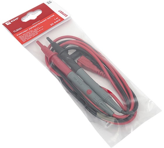 Комплект измерительных щупов 1 м, 20AWG Expert EKF TL3001