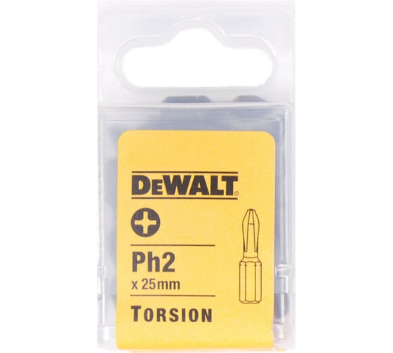 Биты (РH2; 1/4"; 25 мм) 20 шт. DEWALT DT 7238