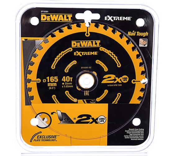 Диск пильный (165х20 мм) DEWALT DT 10301 1