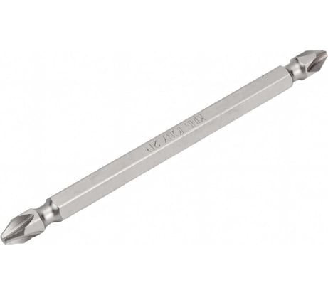 Вставка бита торцевая двусторонняя 1/4", Phillips, PH2, L = 100 мм KING TONY 151002P