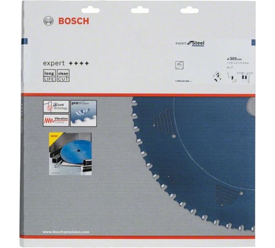 Пильный диск Expert for Steel (305х25.4 мм) Bosch 2608643060