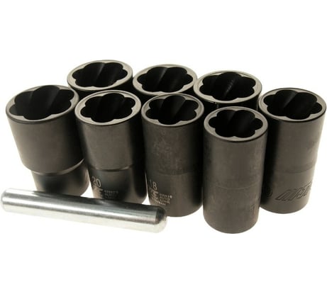 Набор головок для поврежденных болтов JTC 9 пр. 1/-4399S 774012