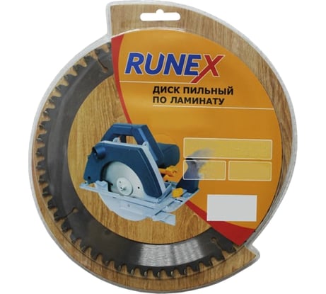 Диск пильный по ламинату (250х32/30 мм; Z80) Runex 552007