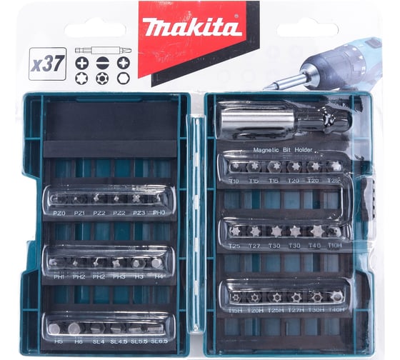  бит 37 шт. Makita B-28606 - выгодная цена, отзывы, характеристики .