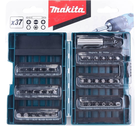 Набор бит 37 шт. Makita B-28606