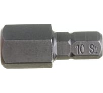 Шестигранная вставка 1/4 DR 10x25мм S2 JTC 1152510