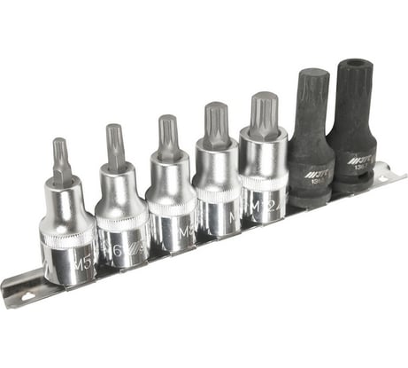 Набор насадок JTC SPLINE 1/2" M5-M14, M16H 7шт -H407M 742174