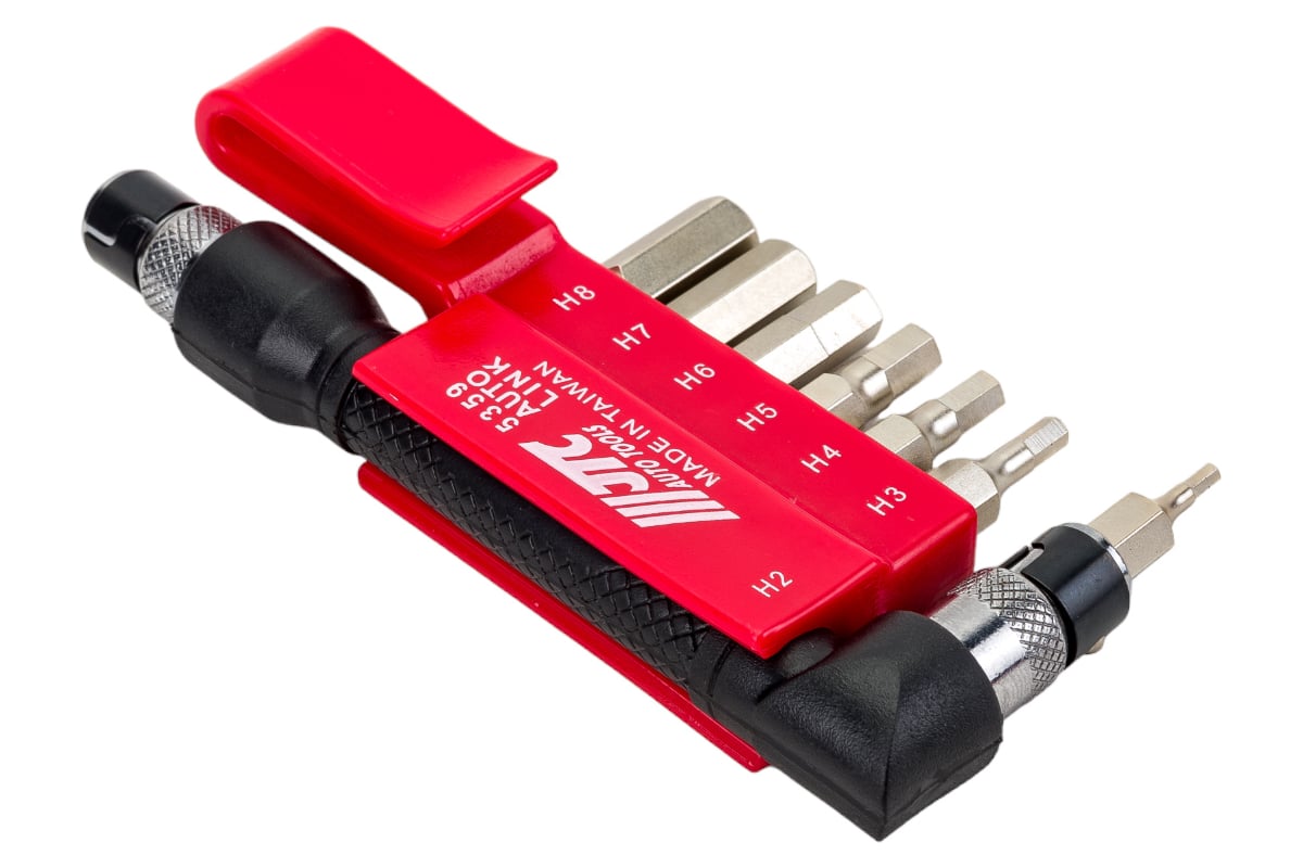 Набор шестигранных вставок 1/4 DR HEX 2,3,4,5,6,7,8 с Г-образным ...