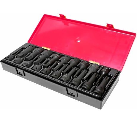 Набор головок торцевых JTC 1/2" TORX, HEX ударных в кейсе 19шт. -K4191 687603