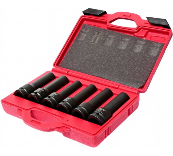 Набор двенадцатигранных ударных торцевых головок 3/4" TORX E18-E24 L=110мм 6шт JTC-J606E 1