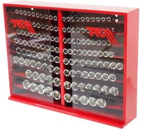 Набор головок торцевых JTC 1/2" 6-ти гранных 10-32мм в металлическом шкафу 137 предметов -H4137 743288