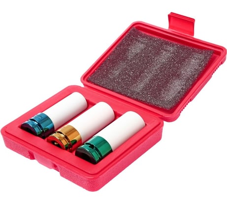 Набор головок ударных для литых дисков JTC 17-19-22мм, L=87мм 3шт -3304A 668960