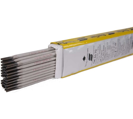 Электроды ESAB ОК 53.70 ф 3,2 мм, пачка 1,8, кг VacPac 5370323WG0