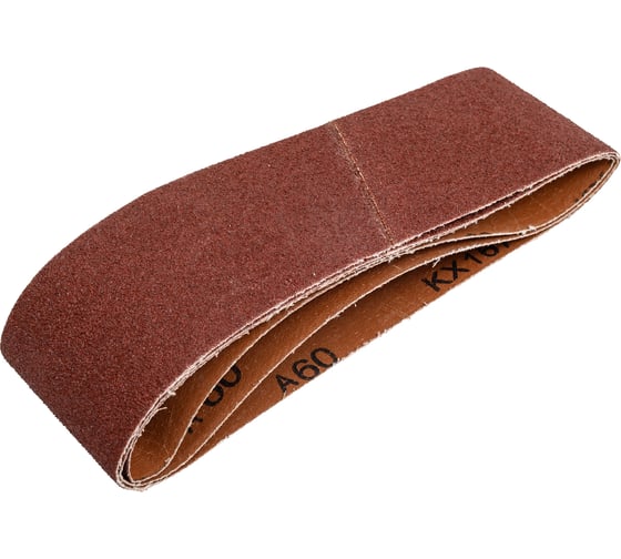 Лента шлифовальная 533x75 мм, P60, 3 шт КРАТОН 1 13 01 049