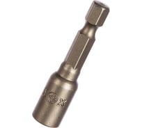 Ключ-насадка магнитная NUT SETTER 7x48 мм, 20 шт, упаковка ПВХ NOX 557020