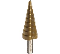 Сверло ступенчатое по металлу 4-20 мм, 9 ступеней, шаг 2 мм, высота ступени 5 мм Энкор 21641