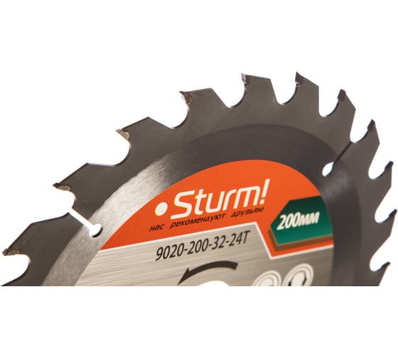 Диск пильный по дереву (200х32 мм; 24T) Sturm 9020-200-32-24T