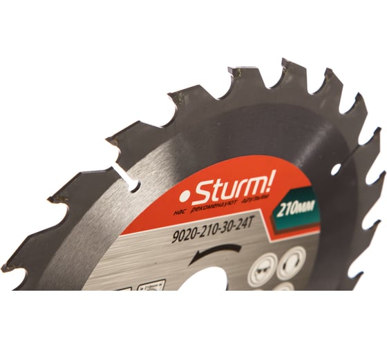 Диск пильный по дереву (210х30 мм; 24T) Sturm 9020-210-30-24T