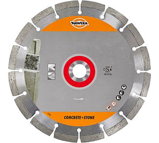 Диск алмазный Professional for Concrete (125х22.23 мм) для УШМ HAWERA F00Y265778 1