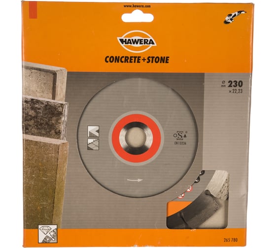 Диск алмазный Professional for Concrete (230х22.23 мм) для УШМ HAWERA F00Y265780